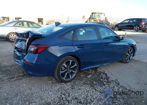 2025 Honda Civic Hybrid Sport/Sport Touring from USA, damaged, VIN 2HGFE4F86SH300559